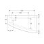 Geberit Selnova Square Wanna narożna 160x100 cm lewa biały połysk 554.290.01.1 - zdjęcie 3