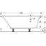 Geberit Selnova Square Wanna narożna 160x100 cm prawa biała 554.292.01.1 - zdjęcie 4