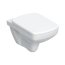 Geberit Selnova Square Zestaw Toaleta WC Rimfree bez kołnierza + deska wolnoopadająca biały 501.961.00.1 - zdjęcie 1