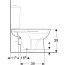 Geberit Selnova Toaleta WC stojąca bezkołnierzowa 67x35,5 cm biała 500.283.01.5 - zdjęcie 4