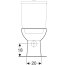 Geberit Selnova Toaleta WC stojąca bezkołnierzowa 67x35,5 cm biała 500.283.01.5 - zdjęcie 3