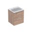 Geberit Selnova Umywalka z szafką 55x50,2 cm orzech włoski 501.234.00.1 - zdjęcie 1