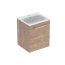 Geberit Selnova Umywalka z szafką 55x50,2 cm orzech włoski 501.250.00.1 - zdjęcie 1