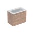 Geberit Selnova Umywalka z szafką 80x50,2 cm orzech włoski 501.258.00.1 - zdjęcie 1