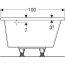 Geberit Selnova Wanna narożna 140x100 cm lewa biała 554.271.01.1 - zdjęcie 3