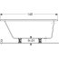 Geberit Selnova Wanna narożna 140x100 cm prawa biała 554.270.01.1 - zdjęcie 3