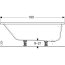 Geberit Selnova Wanna narożna 160x100 cm prawa biała 554.274.01.1 - zdjęcie 3