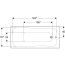 Geberit Selnova Wanna prostokątna 180x80 cm biała 554.286.01.1 - zdjęcie 5
