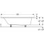 Geberit Selnova Wanna prostokątna 180x80 cm biała 554.286.01.1 - zdjęcie 3