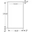 Geberit Sestra Brodzik prostokątny 140x70 cm biały 550.205.00.2 - zdjęcie 3