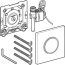 Geberit Sigma 10 Pneumatyczny przycisk spłukujący do pisuaru chrom mat/chrom połysk 116.015.KN.1 - zdjęcie 3