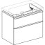 Geberit Smyle Square Szafka podumywalkowa 73,4x47x61,7 cm biały połysk/biały mat 500.353.00.1 - zdjęcie 5