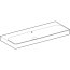 Geberit Smyle Square Umywalka wisząca lub meblowa 120x48 cm bez otworu na baterię biała z powłoką KeraTect 500.225.01.8 - zdjęcie 2