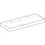 Geberit Smyle Square Umywalka wisząca lub meblowa 120x48 cm z dwoma otworami na baterię biała z powłoką KeraTect 500.253.01.8 - zdjęcie 2