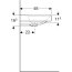 Geberit Smyle Square Umywalka wisząca lub meblowa 75x48 cm biała 500.249.01.8 - zdjęcie 4