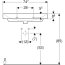 Geberit Smyle Square Umywalka wisząca lub meblowa 75x48 cm z przelewem bez otworu na baterię biała 500.249.00.2 - zdjęcie 5