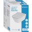 Geberit Smyle Square Zestaw Toaleta WC Rimfree bez kołnierza + deska wolnoopadająca biały 500.683.00.2 - zdjęcie 2