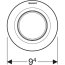 Geberit Typ 01 Pneumatyczny przycisk WC chrom połysk 116.041.21.1 - zdjęcie 3