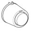 Geberit Typ 01 Przycisk WC do spłuczki podtynkowej Sigma 8 cm biały alpin 116.047.11.1 - zdjęcie 2