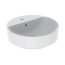 Geberit Variform Umywalka nablatowa 45 cm z przelewem z otworem na baterię biała 500.769.01.2 - zdjęcie 1