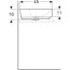 Geberit Variform Umywalka nablatowa 60x45 cm z przelewem z otworem na baterię biała 500.777.01.2 - zdjęcie 4