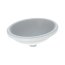 Geberit Variform Umywalka podblatowa 49,5x42 cm bez otworu na baterię bez przelewu biały/spód szkliwiony z powłoką KeraTect 500.751.00.2 - zdjęcie 1