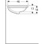 Geberit VariForm Umywalka podblatowa 56x46 cm biała z powłoką KeraTect 500.752.00.2 - zdjęcie 5