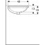 Geberit VariForm Umywalka podblatowa 62,5x49 cm biała z powłoką KeraTect 500.756.00.2 - zdjęcie 5