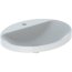 Geberit Variform Umywalka wpuszczana w blat 60x48 cm bez przelewu z otworem na baterię biała 500.726.01.2 - zdjęcie 1