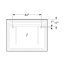 Geberit Xeno2 Lustro ścienne 90x71 cm LED aluminium szczotkowane 500.522.00.1 - zdjęcie 3
