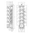 Gessi Bath316 Element podtynkowy do baterii termostatycznej chrom 43109.031 - zdjęcie 2