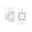 Gessi Bath316 Element podtynkowy do baterii termostatycznej chrom 43281.031 - zdjęcie 2