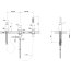Gessi Goccia Bateria wannowa 3-otworowa z mieszaczem chrom 33638.031 - zdjęcie 2
