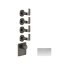 Gessi Inciso Bateria wannowo-prysznicowa podtynkowa termostatyczna chrom 58218.031 - zdjęcie 1
