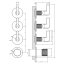Gessi Inciso Bateria wannowo-prysznicowa termostatyczna podtynkowa chrom 58336.031 - zdjęcie 2