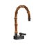 Gessi Jacqueline Bateria umywalkowa wysoka bez korka czarny metal PVD 77001.706 - zdjęcie 1