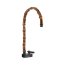 Gessi Jacqueline Bateria umywalkowa wysoka bez korka czarny metal PVD 77003.706 - zdjęcie 1