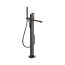 Gessi Jacqueline Bateria wannowa wolnostojąca czarny metal PVD 77028.706 - zdjęcie 1