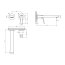 Gessi Ventaglio Bateria umywalkowa podtynkowa czarny mat 72088.299 - zdjęcie 2