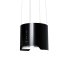 Globalo Design Arenoflow 39.4 Okap wyspowy czarny ARENOFLOW_39_4_BLACK - zdjęcie 3