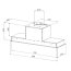 Globalo Design Desolero 90.2 Okap do zabudowy biały DESOLERO902WHITE - zdjęcie 2
