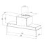 Globalo Design Desolero 90.2 Okap do zabudowy czarny DESOLERO902BLACK - zdjęcie 2