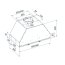 Globalo Design 60.2 Floweri Okap do zabudowy czarny FLOWERI_60_2_BLACK - zdjęcie 2