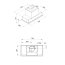 Globalo Design Gingero 80.2 Okap do zabudowy czarny GINGERO_80_2_H2H_BLACK - zdjęcie 2