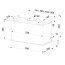 Globalo Design Loteo 60.4 Okap do zabudowy biały LOTEO_60_4_WHITE - zdjęcie 2
