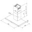 Globalo Design Lonatio 90.1 Okap przyścienny czarny LONATIO_90_1_BLACK - zdjęcie 2