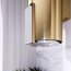 Globalo Exclusive Roxano 39.1 Okap przyścienny jasny złoty ROXANO_39.1_LIGHT_GOLD - zdjęcie 6