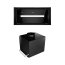 Globalo Design Saredo 60.1 Okap do zabudowy 60x23 cm czarny + Turbina TW 1.2 SAREDO_60_1_BLACK_+_TW_1_2 - zdjęcie 1