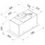 Globalo Design Viledo 60.1 Okap do zabudowy biały VILEDO_60_1_WHITE - zdjęcie 2