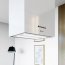 Globalo Design Werno Isola 40.2 Okap wyspowy biały WERNO_ISOLA_40_2_WH - zdjęcie 4